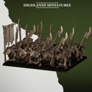 Hombres Rata -II Sewer Vermin Highlands Miniatures