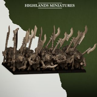Hombres Rata -II Sewer Vermin Highlands Miniatures