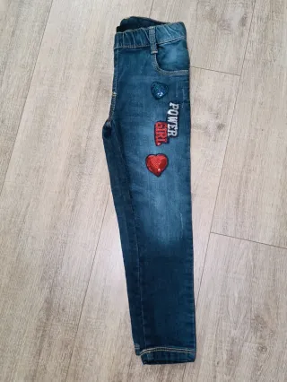 Jeans bambina Losan 4 anni paillettes