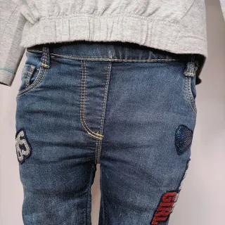 Jeans bambina Losan 4 anni paillettes