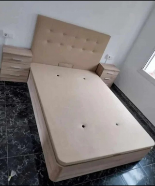 Letto contenitore in legno ecologico di grande capacità