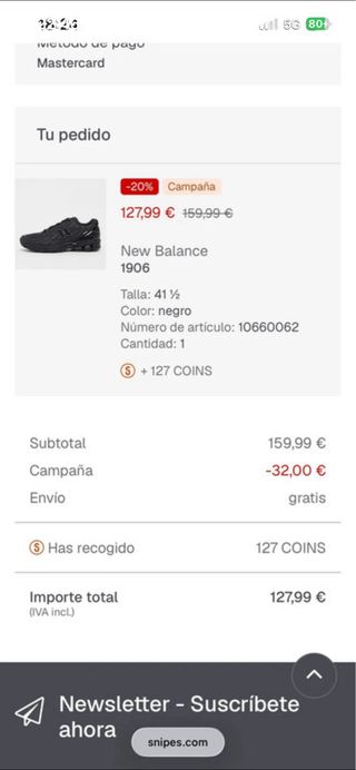 New Balance 1906R Negro