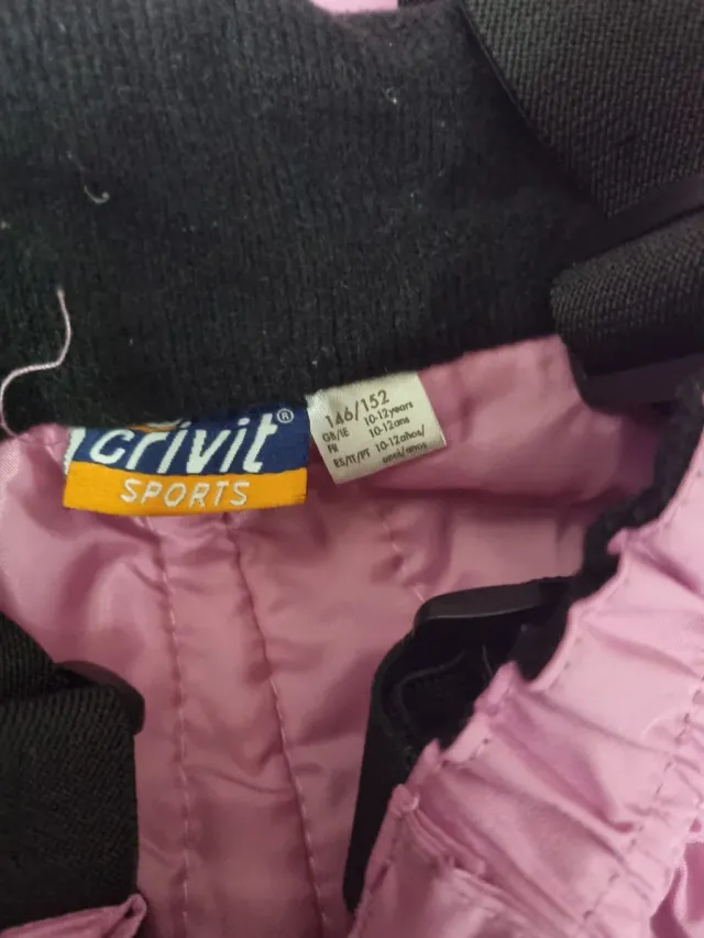 Pantalón Nieve Niña Crivit Tirantes