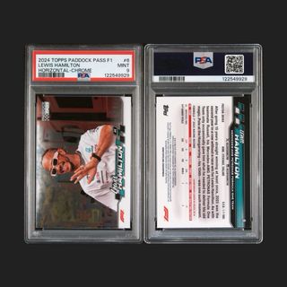 2024 Topps Paddock Pass F1 Lewis Hamilton PSA9