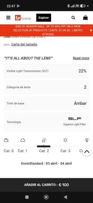 Gafas de esquí Bollé Nevada