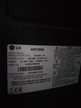 TV LG Full HD 42 Negra No smart