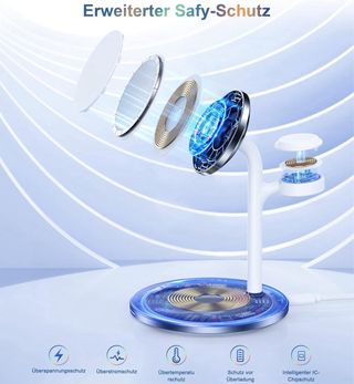 Cargador Inalámbrico 3 en 1 Plegable