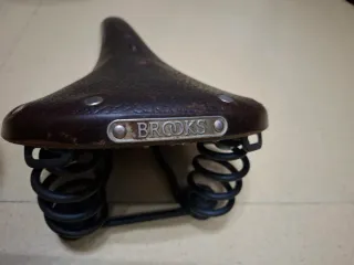 Sillín Brooks Flyer Marrón fabricado en england.