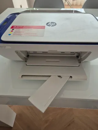 Impresora HP 2620 azul y blanca