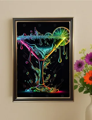 Quadro cocktail neon