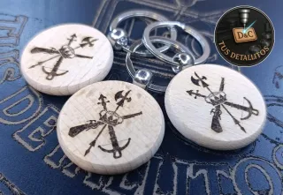 Llavero madera personalizados