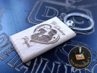 Llavero madera personalizados