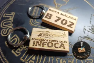 Llavero madera personalizados