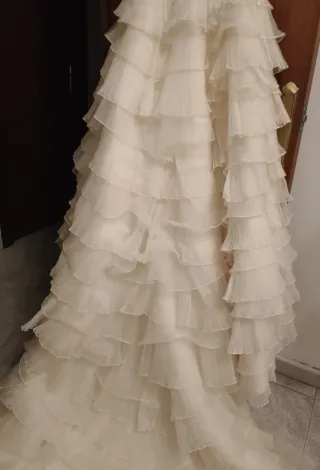 Vestido de Novia Rosa Clará Blanco