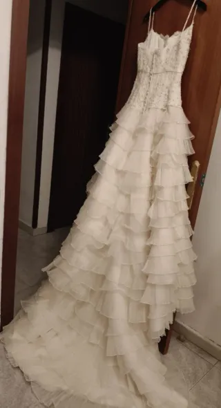 Vestido de Novia Rosa Clará Blanco