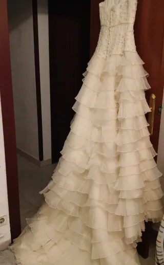 Vestido de Novia Rosa Clará Blanco