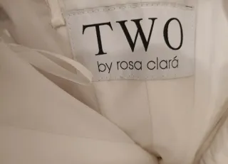 Vestido de Novia Rosa Clará Blanco
