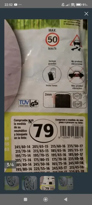 Fundas textiles para nieve DRIVETEX