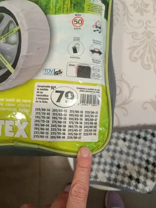 Fundas textiles para nieve DRIVETEX