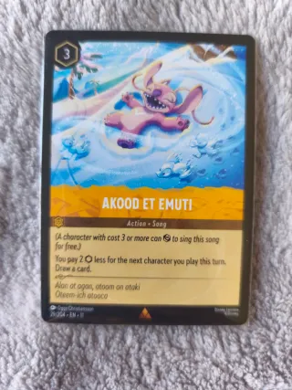 Carta Lorcana 29/204 Akood et Emuti