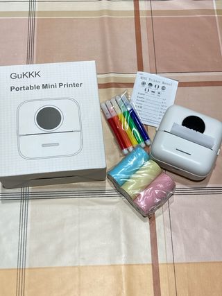 Impresora Mini Portátil GuKKK + Rollos
