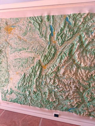 Cuadro relieve Alpes