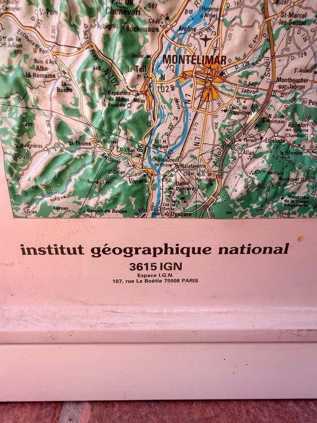 Cuadro relieve Alpes