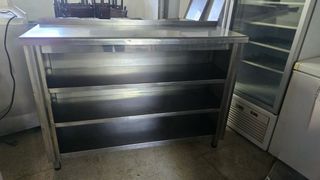 Mueble Acero Inoxidable con Estantes