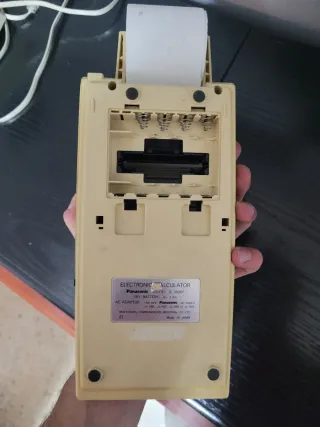 Calculadora Panasonic con impresora