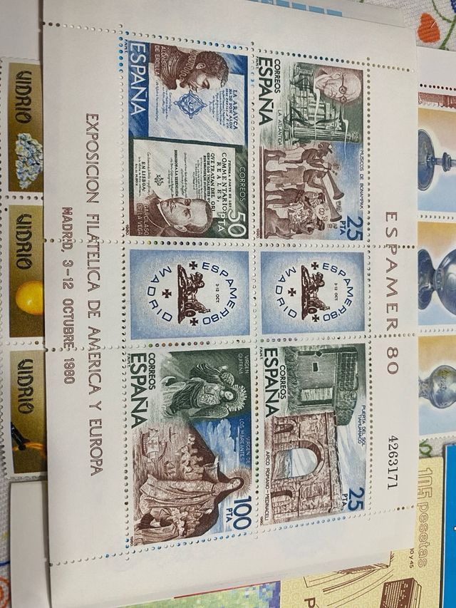 Sellos Conmemorativos España Nuevos. Carnets, hoja