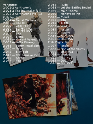 123 Cartas Final Fantasy VII Digital Art Museum Vo