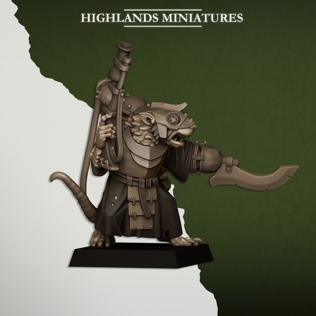Hombres Rata-III Sewer Vermin Highlands Miniatures