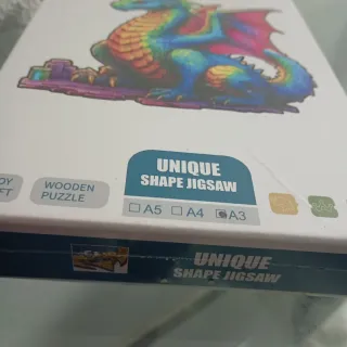 Puzzle Madera Dragón A3