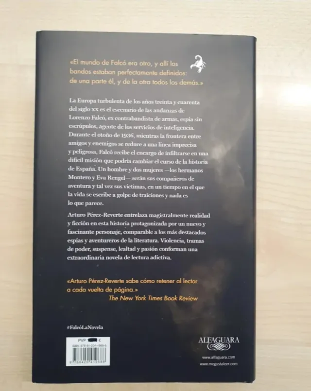 Lote 6 novelas de Arturo Pérez Reverte