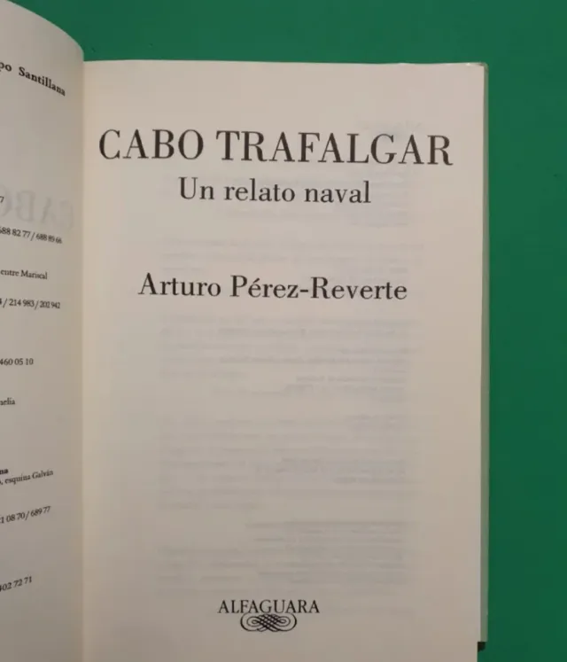 Lote 6 novelas de Arturo Pérez Reverte
