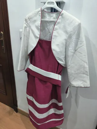 Traje chaqueta evento seda salvaje T.48