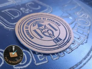 Parches de cuero personalizados