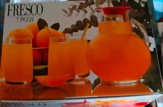 Jarra y vasos FRESCO - Set nuevo
