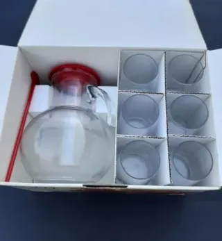 Jarra y vasos FRESCO - Set nuevo