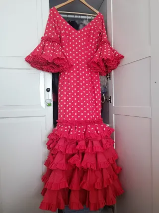 Vestido Flamenca Lunares Talla M