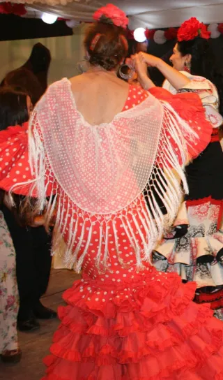 Vestido Flamenca Lunares Talla M