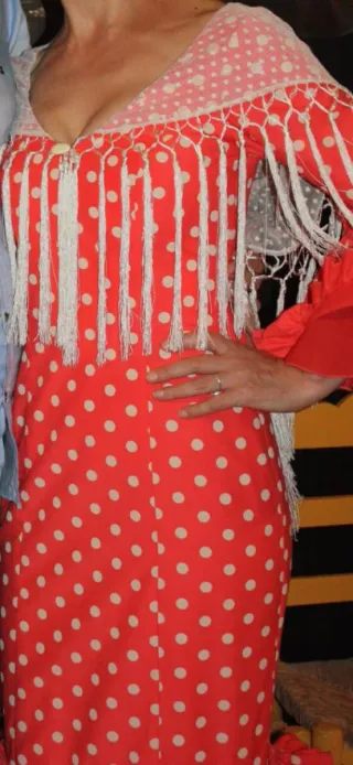 Vestido Flamenca Lunares Talla M