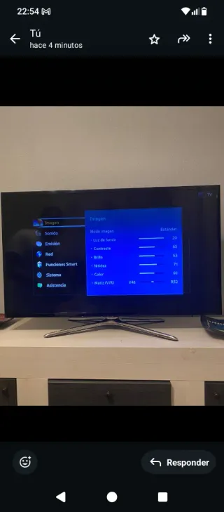 Smart TV Samsung Negra