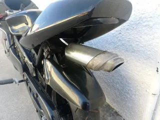 Minimoto Yamaha Negra y Roja