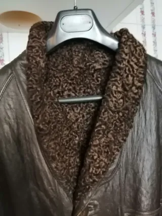 Cappotto Montone Vintage Uomo Persiano