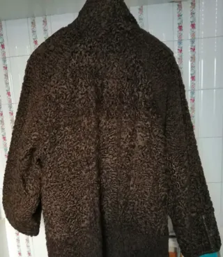 Cappotto Montone Vintage Uomo Persiano