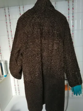 Cappotto Montone Vintage Uomo Persiano