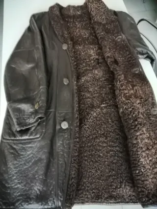 Cappotto Montone Vintage Uomo Persiano