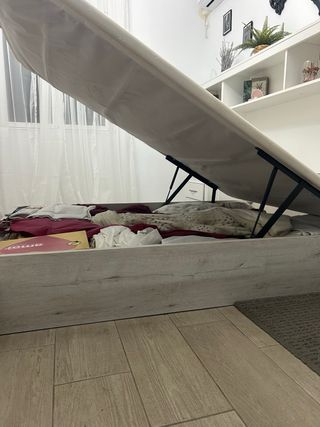 Cama canapé de madera pikolin de 1,35cm