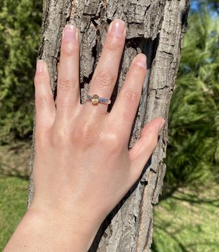 Anillo Plata 925 Citrino Ovalado